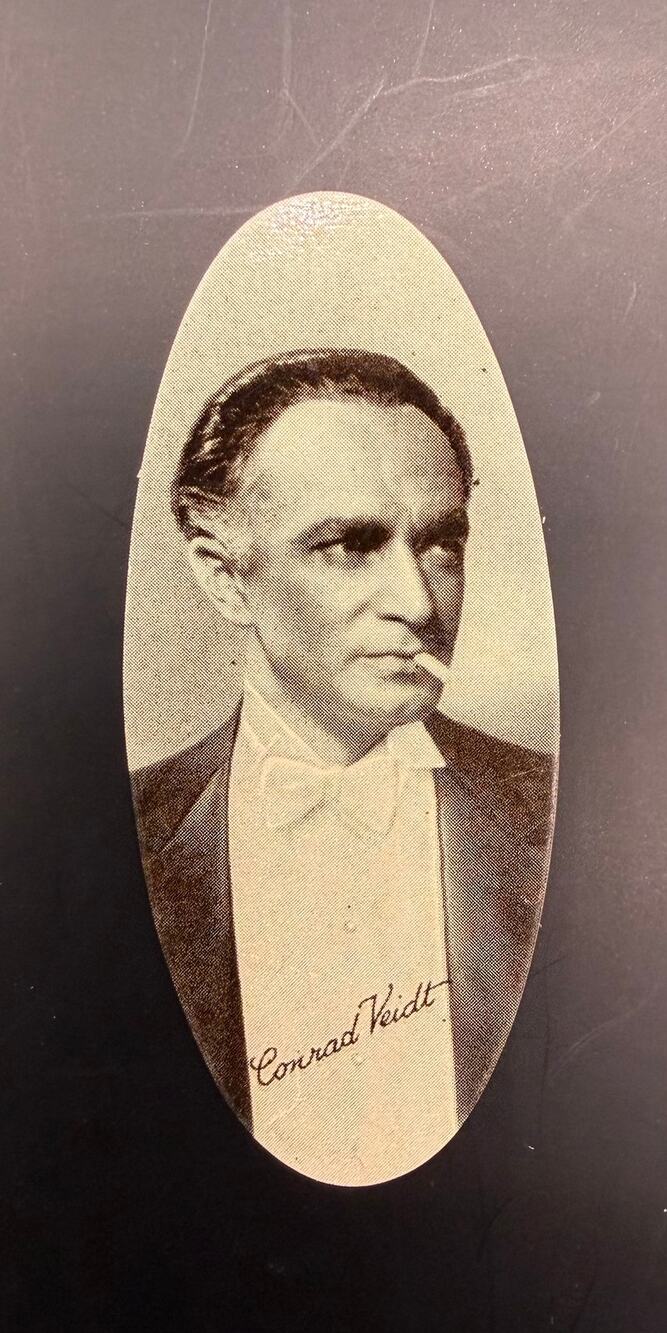Rare 1934 Carreras Film Stars Conrad Veidt  Dr. Caligari Man Who Laughs Rasputin